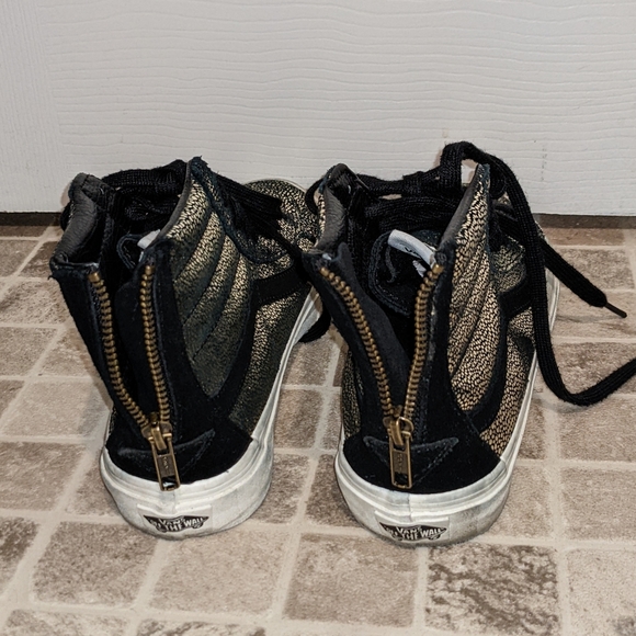 Metallic Silver Sk8 Hi Old-school Vans - Picture 6 of 8